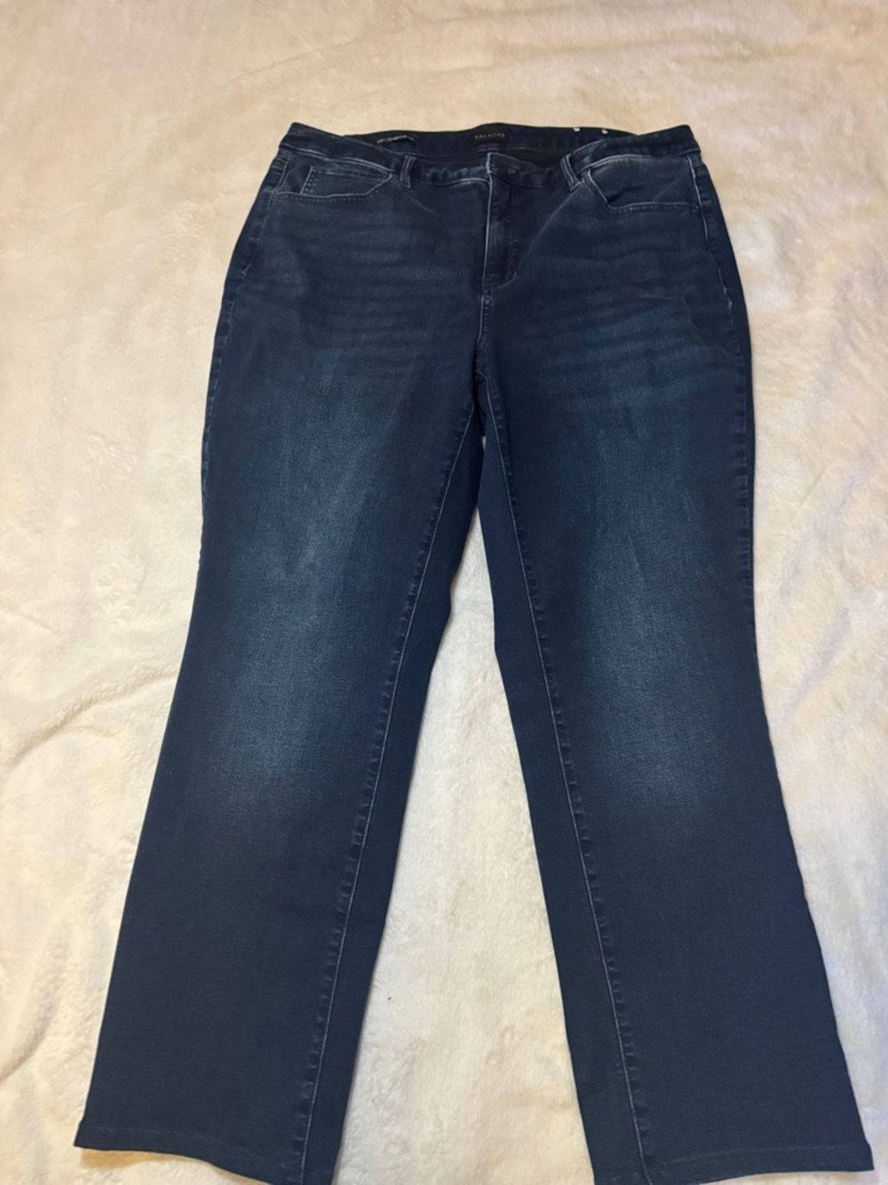 Talbots Dark Blue Women's Straight-Leg Stretch Jeans Size 16W - Picture 1 of 11